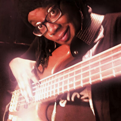 sherisse rogers pic holding bass